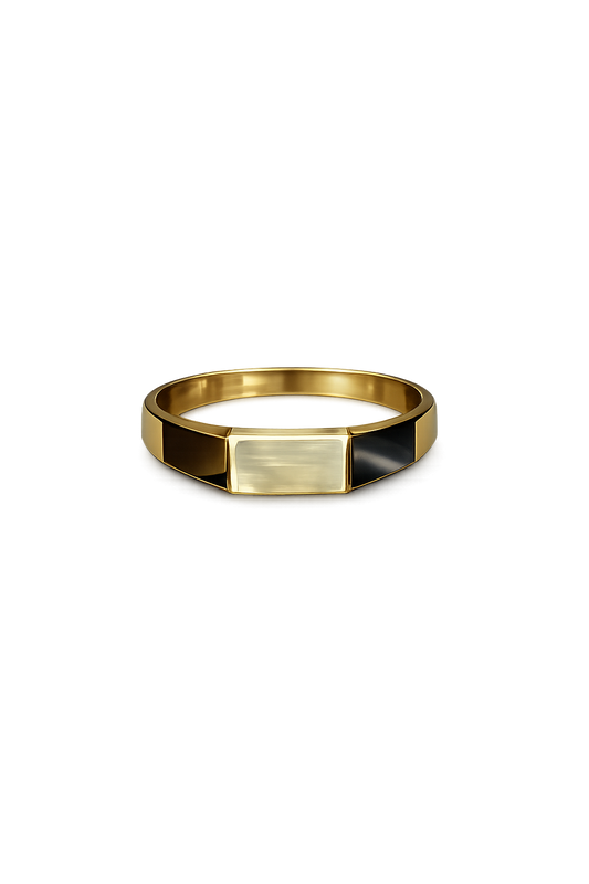 14 Ayar Altın - Beşgen Yüzük