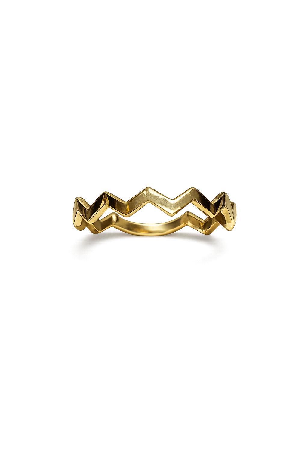 14 Ayar Altın - Zigzag Yüzük