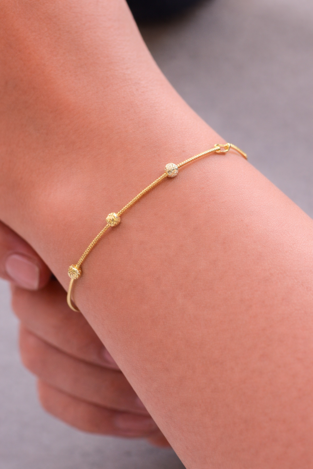 14 Ayar Altın - Dorikalı Balık Sırtı Bileklik