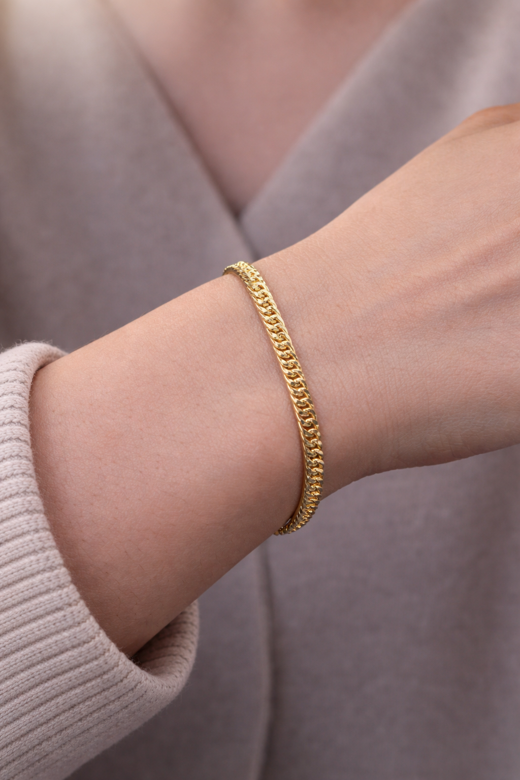 14 Ayar Altın - 3m Gurmet  Bileklik