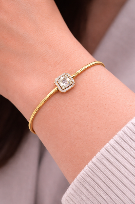 14 Ayar Altın - Balık Sırtı Baget Bileklik