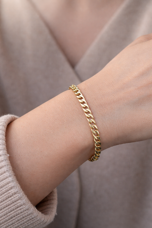 14 Ayar Altın - 4m Gurmet Bileklik