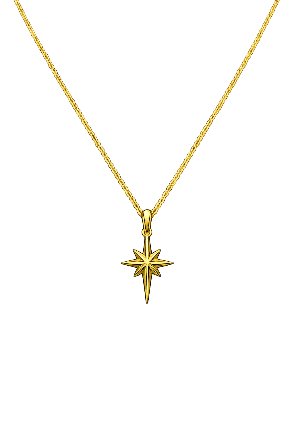 14 Ayar Altın - Kutup Yıldızı Kolye