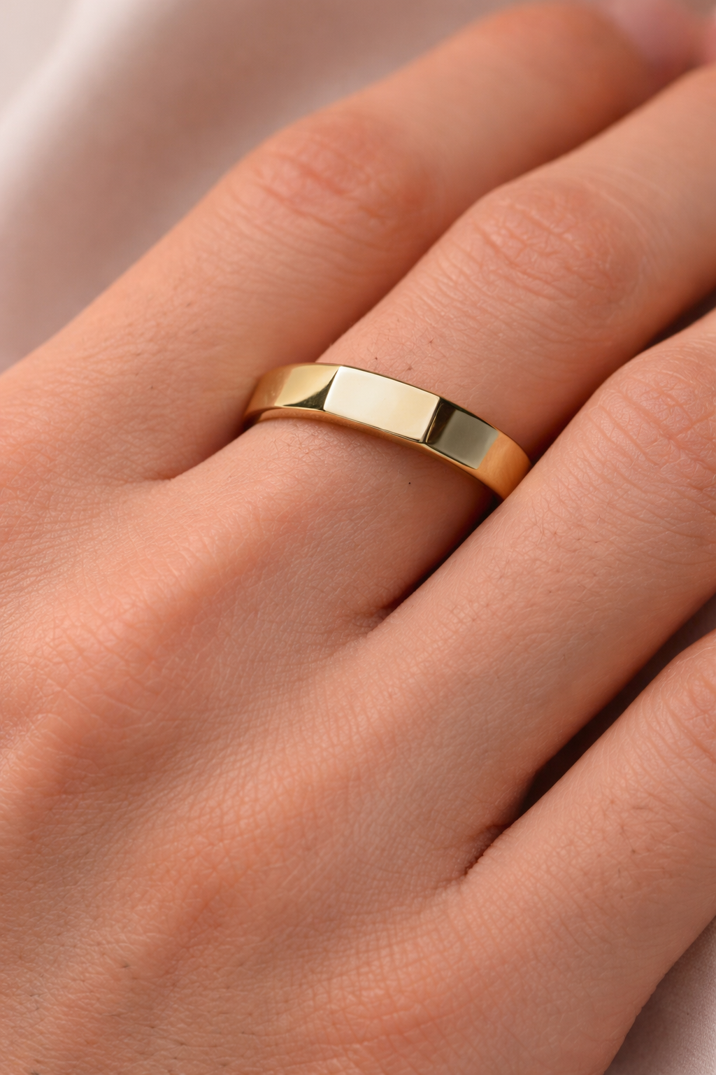 14 Ayar Altın - Beşgen Yüzük