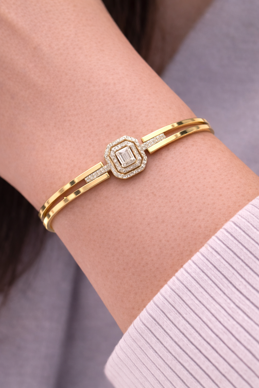 14 Ayar Altın -Baget Kelepçe