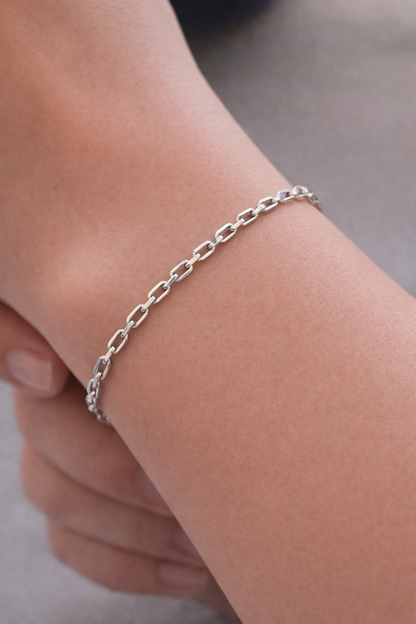 14 Ayar Altın Silver Bileklik