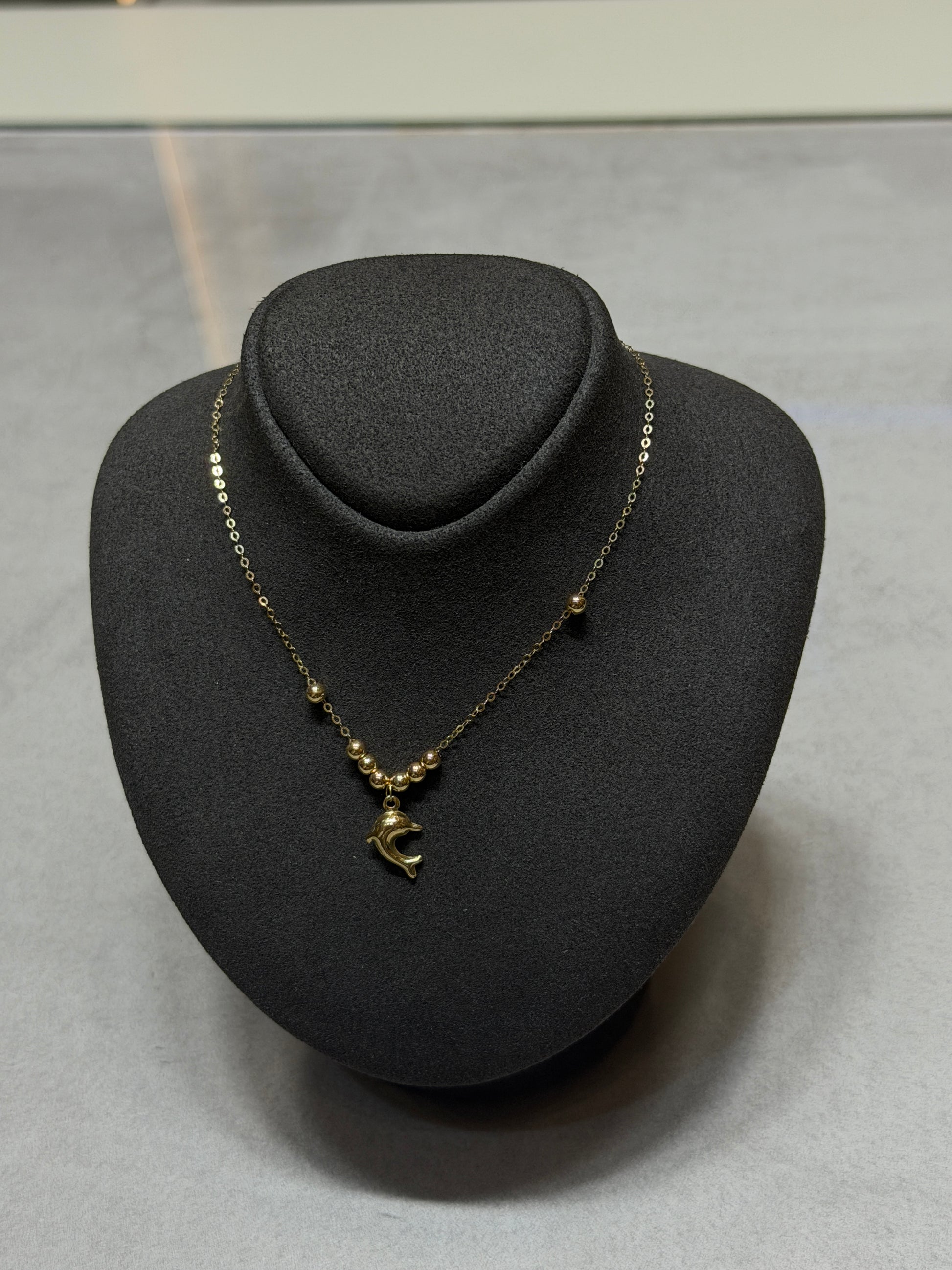 14 Ayar Altın Balık Kolye — detay görünüm 3
